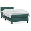 vidaXL &Kappa;&rho;&epsilon;&beta;ά&tau;&iota; Boxspring &mu;&epsilon; &Sigma;&tau;&rho;ώ&mu;&alpha; &Sigma;&kappa;&omicron;ύ&rho;&omicron; &Pi;&rho;ά&sigma;&iota;&nu;&omicron; 100x210&epsilon;&kappa;. &Beta;&epsilon;&lambda;&omicron;ύ&delta;&iota;&nu;&omicron;