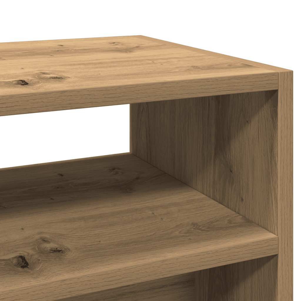 vidaXL Τραπέζι Κονσόλα Αρτισιανή Δρυς 78x30x80 εκ Επεξεργασμένο Ξύλο
