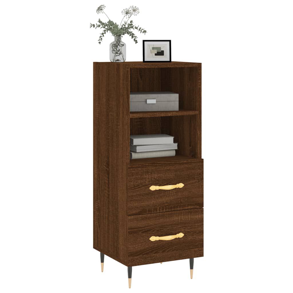 vidaXL Ντουλάπι Καφέ Δρυς 34,5 x 34 x 90 εκ. Επεξεργασμένο Ξύλο
