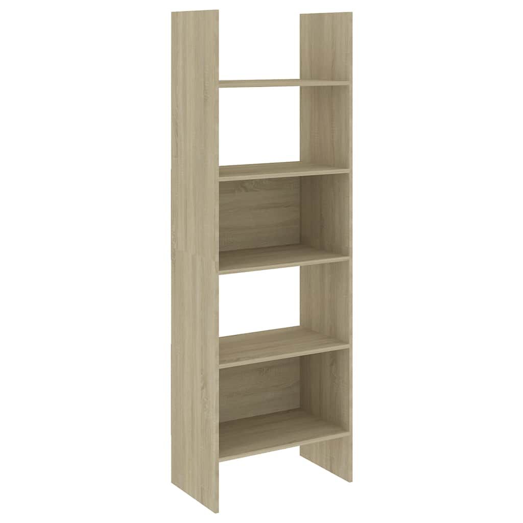 vidaXL Βιβλιοθήκη Χρώμα Sonoma Δρυς 60 x 35 x 180 εκ. από Επεξ. Ξύλο