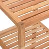 vidaXL Ραφιέρα Μπάνιου 36 x 36 x 112 εκ. από Μασίφ Ξύλο Καρυδιάς