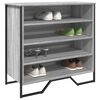vidaXL Παπουτσοθήκη Γκρι Sonoma 80x38x78 εκ. από Επεξεργασμένο Ξύλο