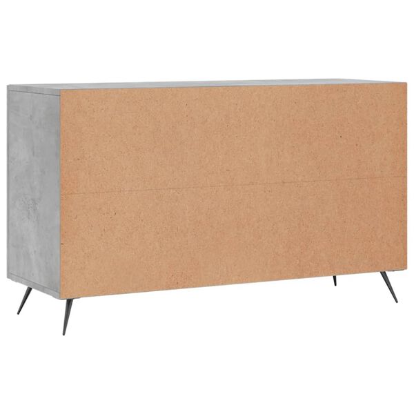vidaXL Ντουλάπι Γκρι Σκυροδέματος 100 x 36 x 60 εκ. Επεξεργασμένο Ξύλο