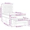 vidaXL &Kappa;&rho;&epsilon;&beta;ά&tau;&iota; Boxspring &mu;&epsilon; &Sigma;&tau;&rho;ώ&mu;&alpha; Taupe 90x190 &epsilon;&kappa;.&Upsilon;&phi;&alpha;&sigma;&mu;ά&tau;&iota;&nu;&omicron;