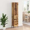 vidaXL Highboard &Pi;&alpha;&lambda;&iota;ό &Xi;ύ&lambda;&omicron; 34,5 x 34 x 180 &epsilon;&kappa;. &Epsilon;&pi;&epsilon;&xi;&epsilon;&rho;&gamma;&alpha;&sigma;&mu;έ&nu;&omicron; &xi;ύ&lambda;&omicron;