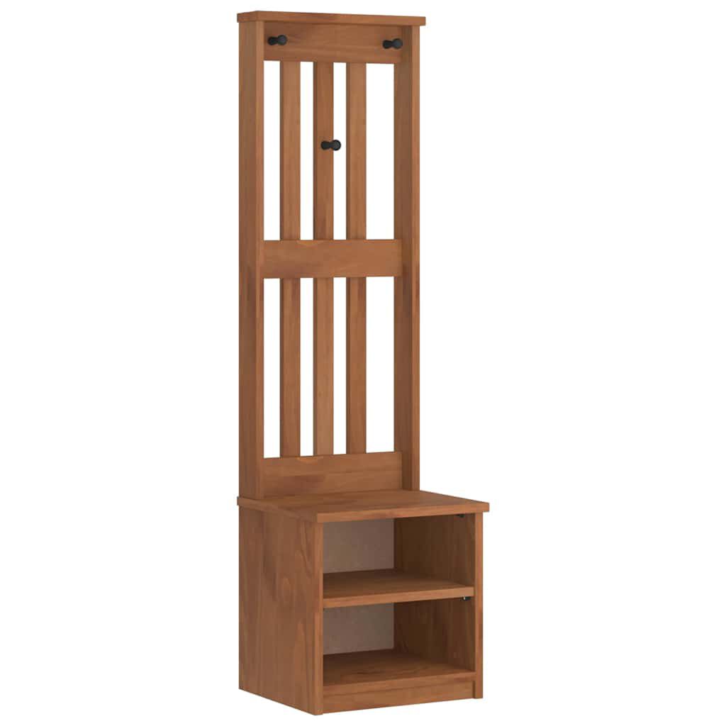 vidaXL Δέντρο χωλ "SANDENS" 45x40x159,5 εκ.Πεύκο μασίφ ξύλο
