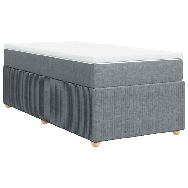 vidaXL &Kappa;&rho;&epsilon;&beta;ά&tau;&iota; Boxspring &mu;&epsilon; &Sigma;&tau;&rho;ώ&mu;&alpha; &Alpha;&nu;&omicron;&iota;&chi;&tau;ό &Gamma;&kappa;&rho;&iota; 100x200 &epsilon;&kappa;. &Upsilon;&phi;&alpha;&sigma;&mu;ά&tau;&iota;&nu;&omicron;