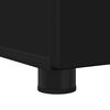 vidaXL Σετ Επίπλων Μπάνιου με συρτάρι 3 pcs Μαύρο 61 x 35 x 64 εκ.