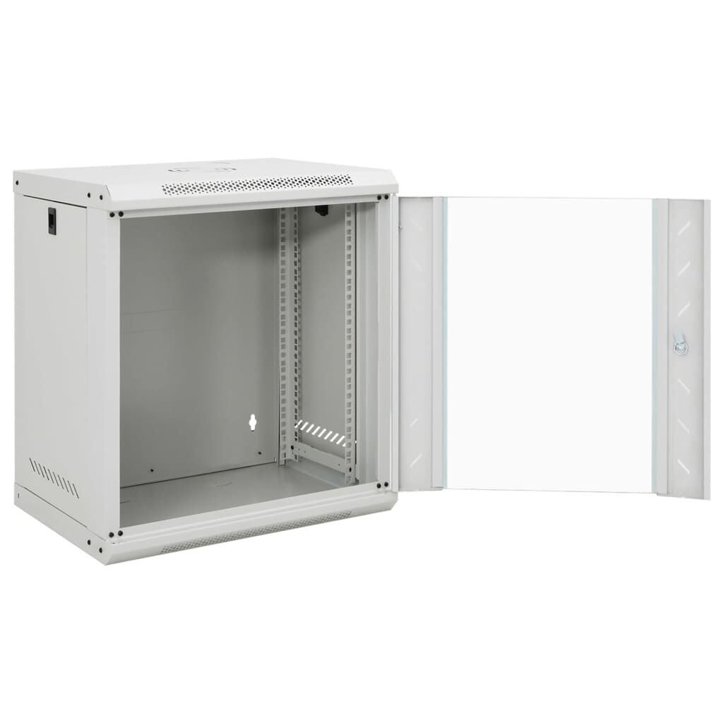 vidaXL Καμπίνα Δικτύου Επιτοίχια 12U 19'' IP20 53x40x60 εκ.