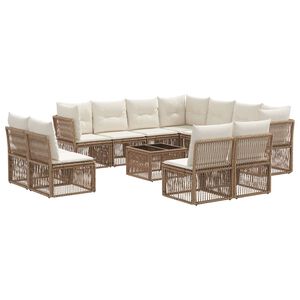 vidaXL &Sigma;&epsilon;&tau; &Kappa;&alpha;&nu;&alpha;&pi;έ &Kappa;ή&pi;&omicron;&upsilon; 12 pcs &Mu;&pi;&epsilon;&zeta; &sigma;&upsilon;&nu;&theta;&epsilon;&tau;&iota;&kappa;ό &rho;&alpha;&tau;ά&nu;