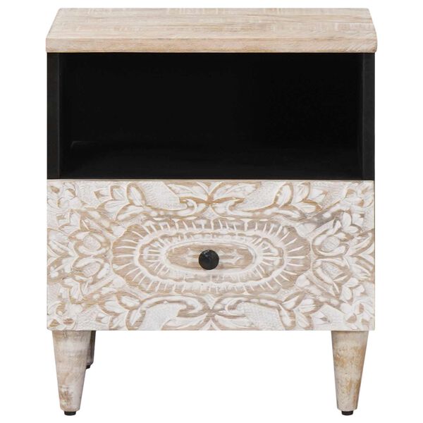 vidaXL &Kappa;&rho;&epsilon;&beta;&alpha;&tau;&omicron;&kappa;ά&mu;&alpha;&rho;&alpha; &Lambda;&epsilon;&upsilon;&kappa;ό 40 x 33 x 46 &epsilon;&kappa;. &Sigma;&tau;&epsilon;&rho;&epsilon;ό &xi;ύ&lambda;&omicron; &mu;ά&nu;&gamma;&kappa;&omicron;