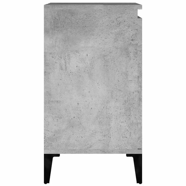 vidaXL Ντουλάπι Νιπτήρα Γκρι Σκυρ. 58x33x60 εκ. Επεξεργασμένο Ξύλο
