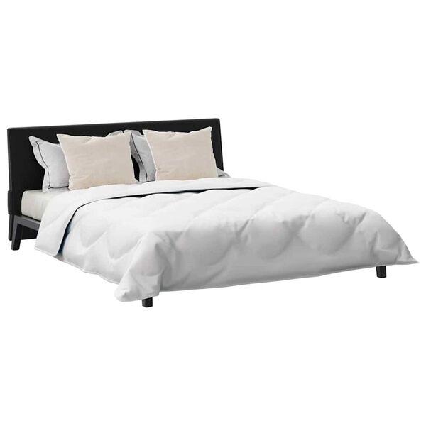 vidaXL Σετ Κουβέρτας με μαξιλάρι 3 pcs Λευκό 200 x 220 cm Μικροΐνες