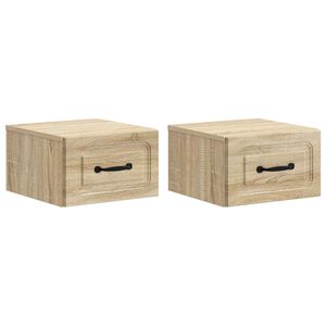 vidaXL &Tau;&omicron;ί&chi;&omicron;&upsilon; &Kappa;&rho;&epsilon;&mu;&alpha;&sigma;&tau;ό &Kappa;&omicron;&mu;&omicron;&delta;ί&nu;&omicron; 2 &tau;&mu;&chi;. Sonoma &Delta;&rho;&upsilon;&sigmaf; 34,5 x 33 x 20 &epsilon;&kappa;.
