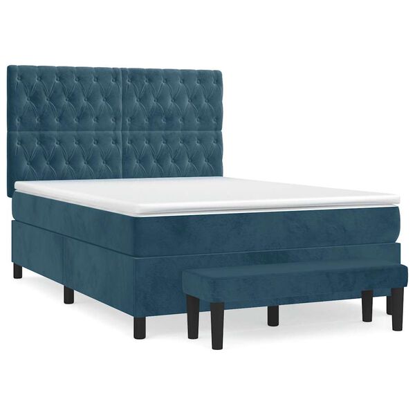 vidaXL &Kappa;&rho;&epsilon;&beta;ά&tau;&iota; Boxspring &mu;&epsilon; &Sigma;&tau;&rho;ώ&mu;&alpha; &Sigma;&kappa;&omicron;ύ&rho;&omicron; &Mu;&pi;&lambda;&epsilon; 140x200 &epsilon;&kappa;. &Beta;&epsilon;&lambda;&omicron;ύ&delta;&iota;&nu;&omicron;
