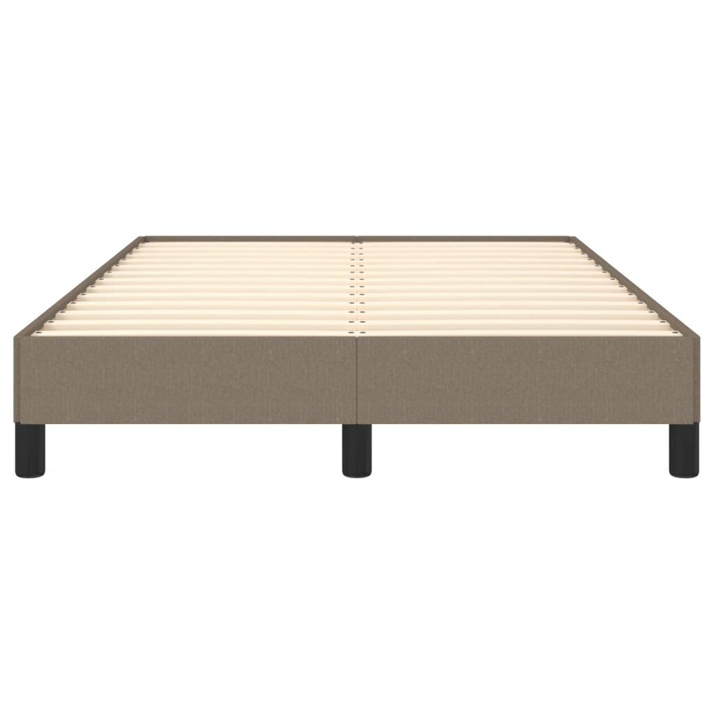 vidaXL Σκελετός Κρεβατιού Χωρίς Στρώμα Taupe 120x200 εκ. Υφασμάτινο