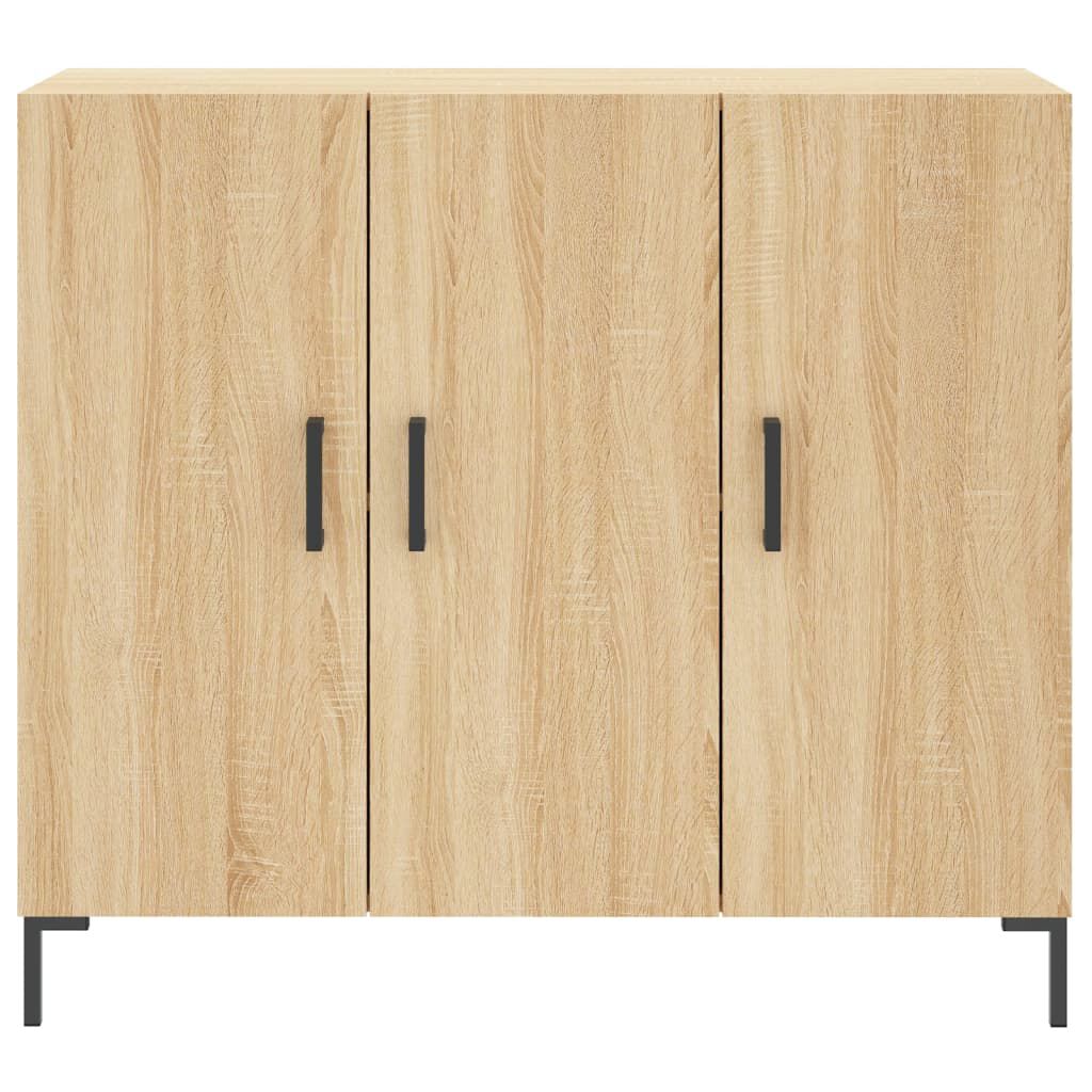 vidaXL Ντουλάπι Sonoma δρυς 90x34x80 εκ. Επεξεργασμένο Ξύλο