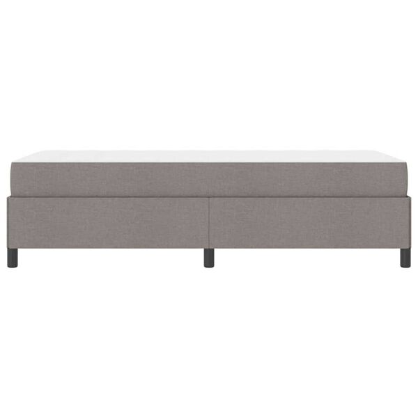 vidaXL Κρεβάτι με ελατήρια Ταμπά και Μαύρο 80 x 200 cm