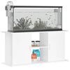 vidaXL Βάση Ενυδρείου Λευκή 121 x 41 x 58 εκ. από Επεξεργασμένο Ξύλο