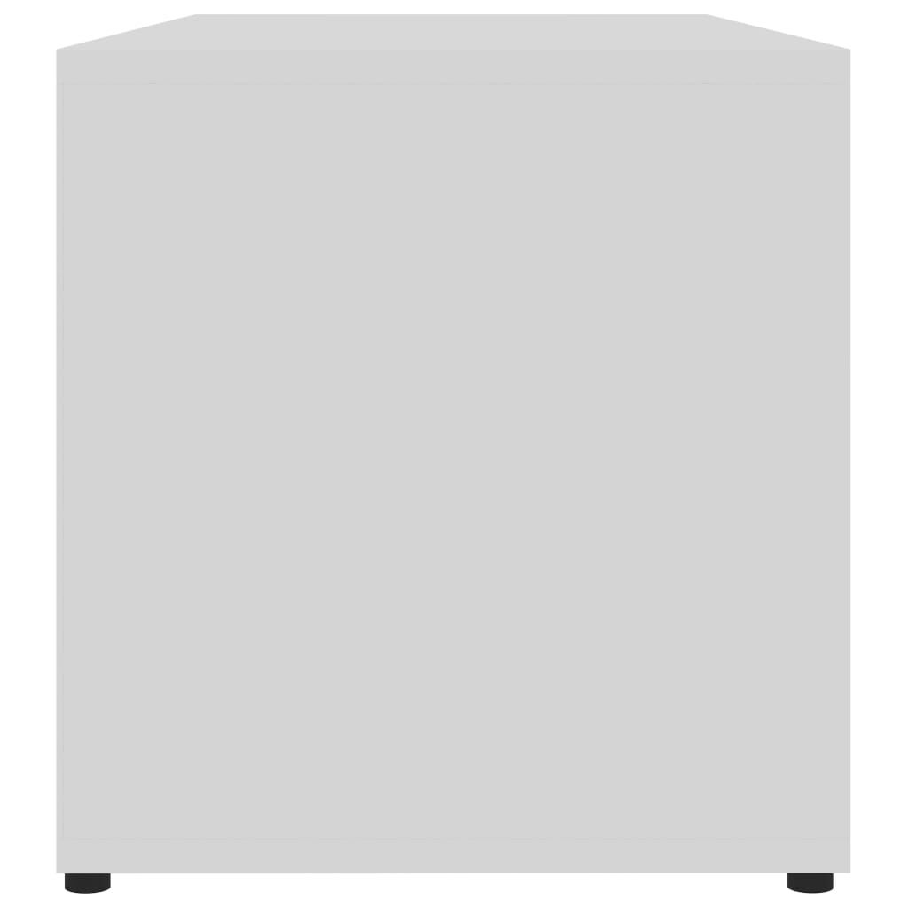 vidaXL Έπιπλο Τηλεόρασης Λευκό 80 x 34 x 36 εκ. από Επεξ. Ξύλο
