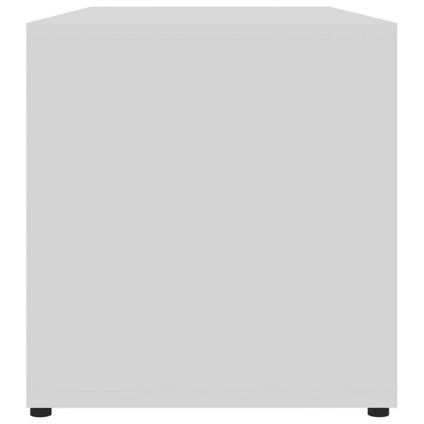 vidaXL Έπιπλο Τηλεόρασης Λευκό 80 x 34 x 36 εκ. από Επεξ. Ξύλο