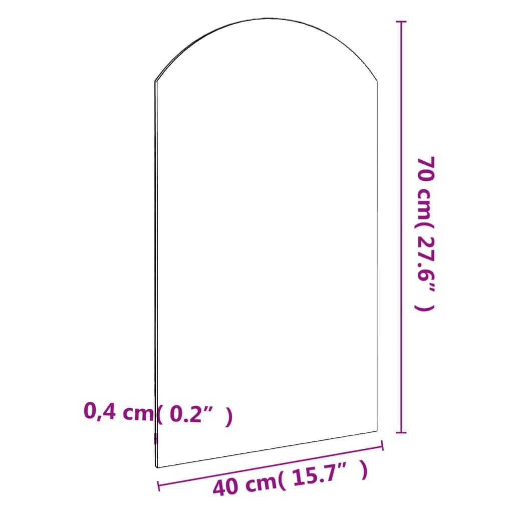 vidaXL Καθρέφτης 70 x 40 εκ. Γυάλινος