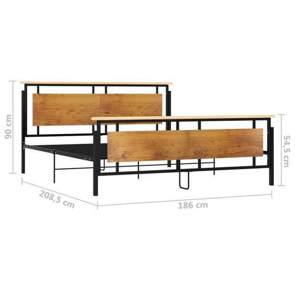 vidaXL Πλαίσιο Κρεβατιού 180 x 200 εκ. Μεταλλικό