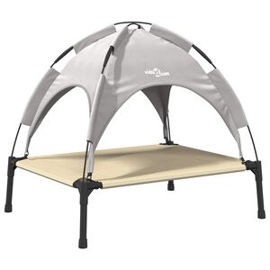 vidaXL &Kappa;&rho;&epsilon;&beta;ά&tau;&iota; &Sigma;&kappa;ύ&lambda;&omicron;&upsilon; 63 x 49,5 x 60 &epsilon;&kappa; &Alpha;&tau;&sigma;ά&lambda;&iota; &Alpha;&sigma;&eta;&mu;ί &Gamma;&kappa;&rho;&iota;