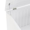 vidaXL Κουτί Αποθήκευσης με Καπάκι RANA Λευκό 60x49x54εκ. Μασίφ Πεύκο
