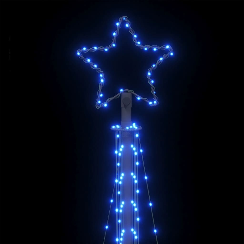 vidaXL Χριστουγεννιάτικο δέντρο LED 495 LED μπλε 300,5 εκ.