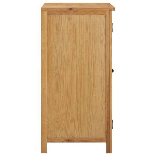 vidaXL Ντουλάπι με Συρτάρια 76 x 52 x 105 εκ. από Μασίφ Ξύλο Δρυός