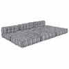 vidaXL Μαξιλάρι 4 pcs Ανοιχτό γκρι 70 x 70 x 54 εκ Πολυεστέρας