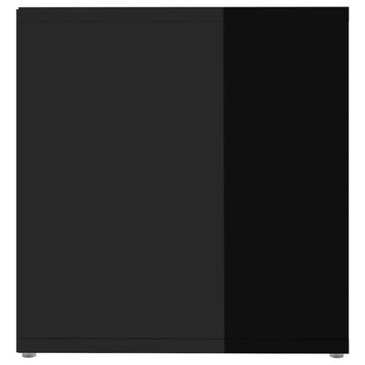 vidaXL Έπιπλο Τηλεόρασης Γυαλιστερό Μαύρο 72x35x36,5 εκ. Μοριοσανίδα
