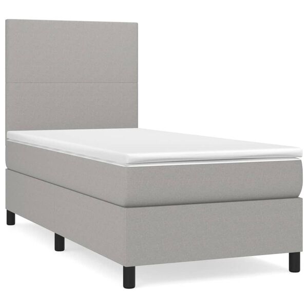 vidaXL &Kappa;&rho;&epsilon;&beta;ά&tau;&iota; Boxspring &mu;&epsilon; &Sigma;&tau;&rho;ώ&mu;&alpha; &Alpha;&nu;&omicron;&iota;&chi;&tau;ό &Gamma;&kappa;&rho;&iota; 90x200 &epsilon;&kappa;. &Upsilon;&phi;&alpha;&sigma;&mu;ά&tau;&iota;&nu;&omicron;
