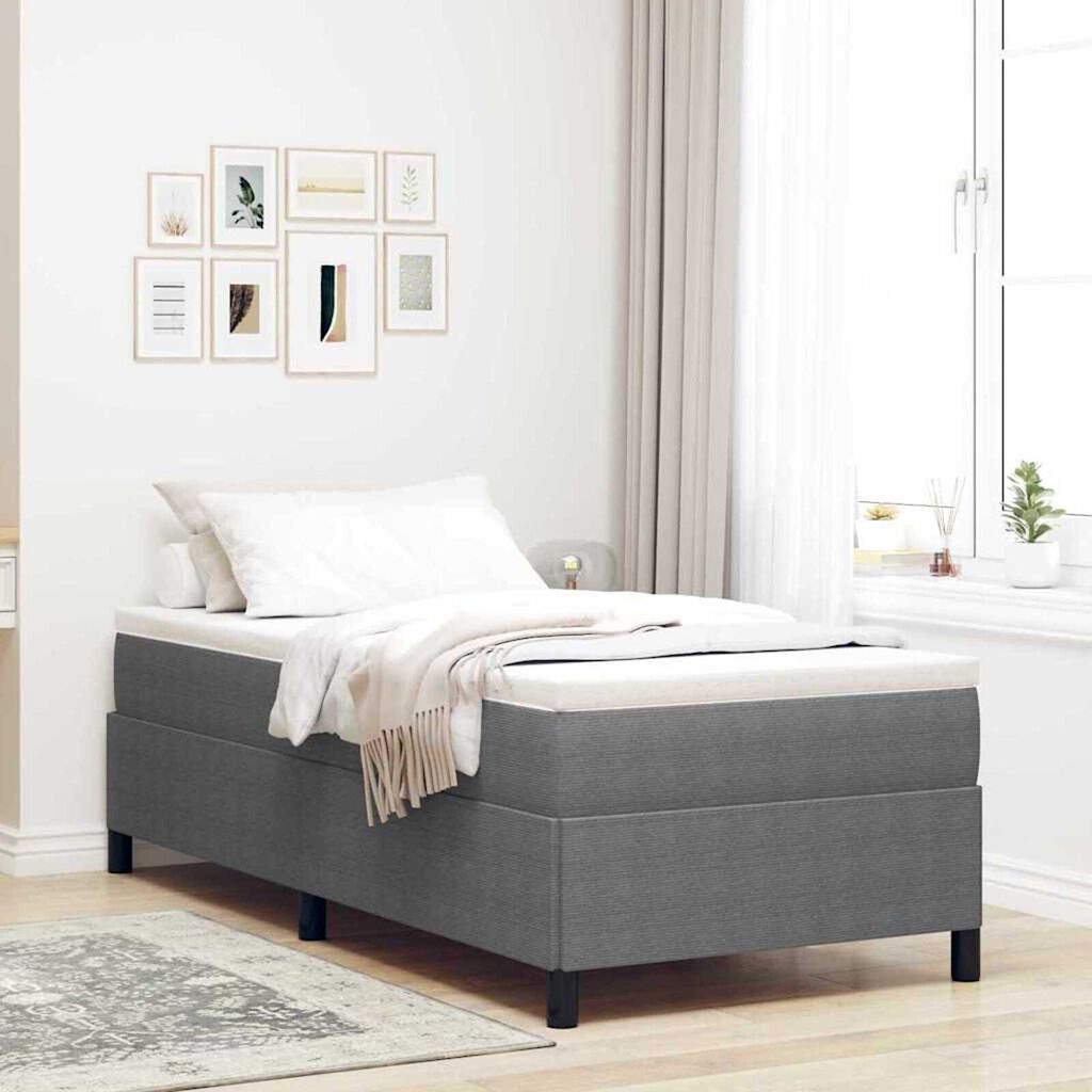 vidaXL Σκελετός Κρεβατιού Ανοιχτό γκρι 80 x 200 cm Βελούδο