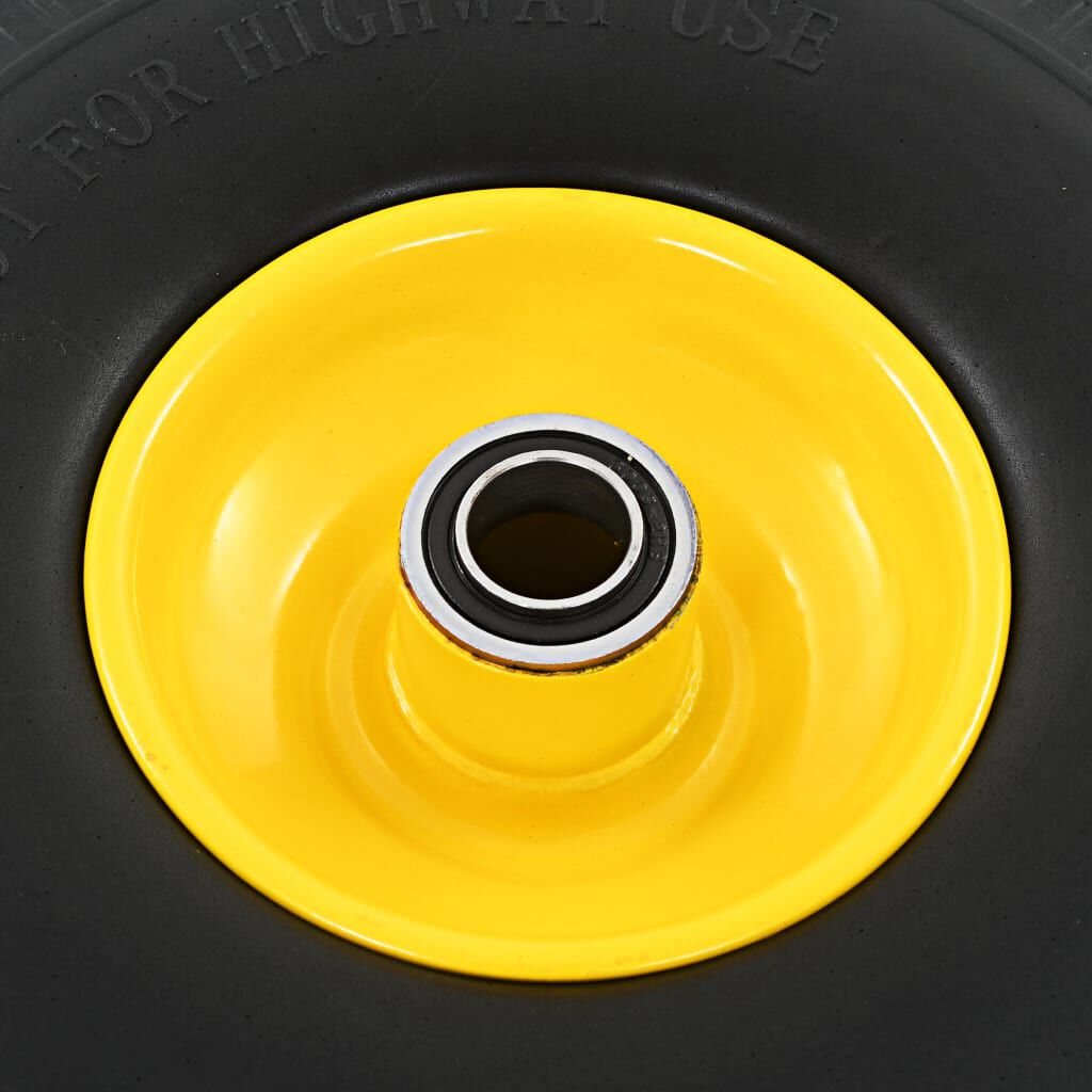vidaXL Ρόδες για Καρότσια 2 τεμ. 3.00-4 (260x85) Συμπαγής Πολυουρεθάνη