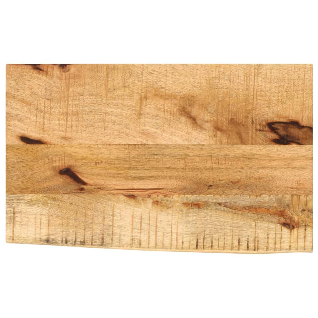 vidaXL Επιφάνεια Τραπεζιού 40x20x3,8 εκ. Live Edge Μασίφ Ξύλο Μάνγκο