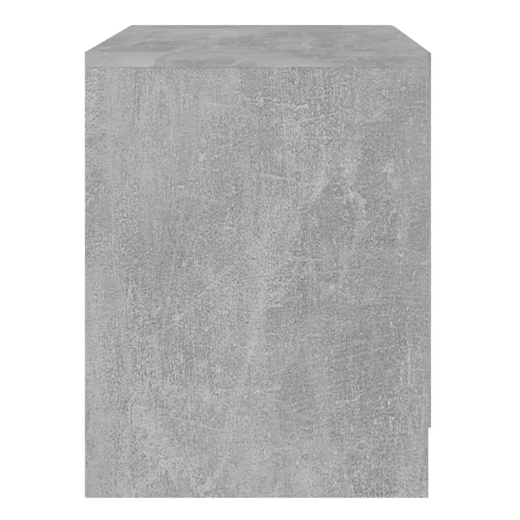 vidaXL Κομοδίνα 2 τεμ. Γκρι Σκυρ. 45x34,5x44,5 εκ. Επεξεργασμένο Ξύλο