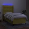 vidaXL &Kappa;&rho;&epsilon;&beta;ά&tau;&iota; Boxspring &mu;&epsilon; &Sigma;&tau;&rho;ώ&mu;&alpha; & LED &Pi;&rho;ά&sigma;&iota;&nu;&omicron; 100x200 &epsilon;&kappa; &Upsilon;&phi;&alpha;&sigma;&mu;ά&tau;&iota;&nu;&omicron;