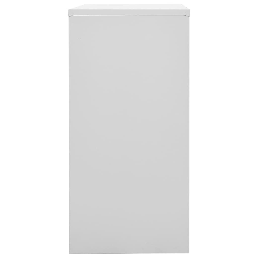 vidaXL Φοριαμός Ανοιχτό Γκρι / Πράσινο 90 x 45 x 92,5 εκ. Ατσάλινος