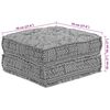 vidaXL Μαξιλάρι 4 pcs Ανοιχτό γκρι 70 x 70 x 54 εκ Πολυεστέρας