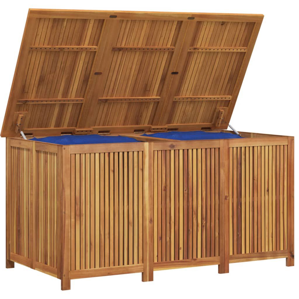 vidaXL Μπαούλο Αποθήκευσης Κήπου 150x80x75 εκ. από Μασίφ Ξύλο Ακακίας