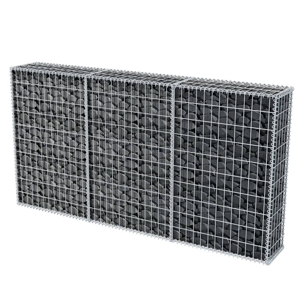 vidaXL Συρματοκιβώτιο 200 x 30 x 100 εκ. από Γαλβανισμένο Χάλυβα