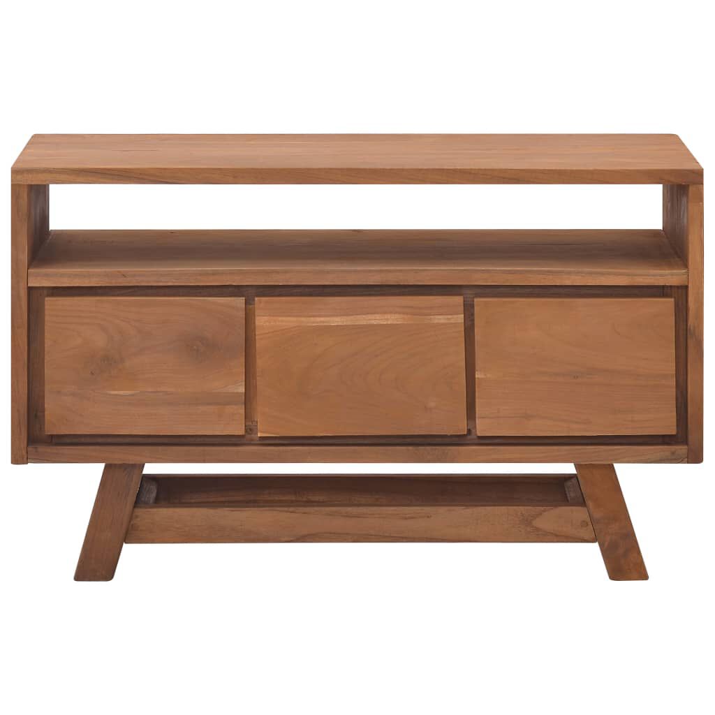 vidaXL Έπιπλο Τηλεόρασης 80 x 30 x 50 εκ. από Μασίφ Ξύλο Teak