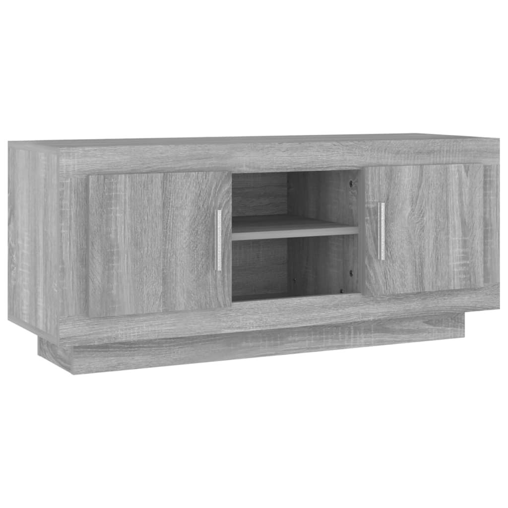 vidaXL Έπιπλο Τηλεόρασης Γκρι Sonoma 102x35x45 εκ. από Επεξεργ. Ξύλο