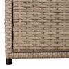 vidaXL Ντουλάπι Αποθήκευσης Κήπου Beige 55x59x69 εκ. Συνθετικό Ρατάν