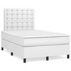 vidaXL &Kappa;&rho;&epsilon;&beta;ά&tau;&iota; Boxspring &mu;&epsilon; &Sigma;&tau;&rho;ώ&mu;&alpha; & LED &Lambda;&epsilon;&upsilon;&kappa;ό 120x190 &epsilon;&kappa;. &Sigma;&upsilon;&nu;&theta;. &Delta;έ&rho;&mu;&alpha;