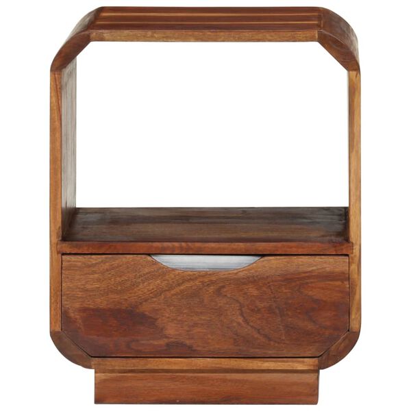vidaXL Κομοδίνο με Συρτάρι 2 τεμ. 40 x 30 x 50 εκ. Μασίφ Ξύλο Ακακίας