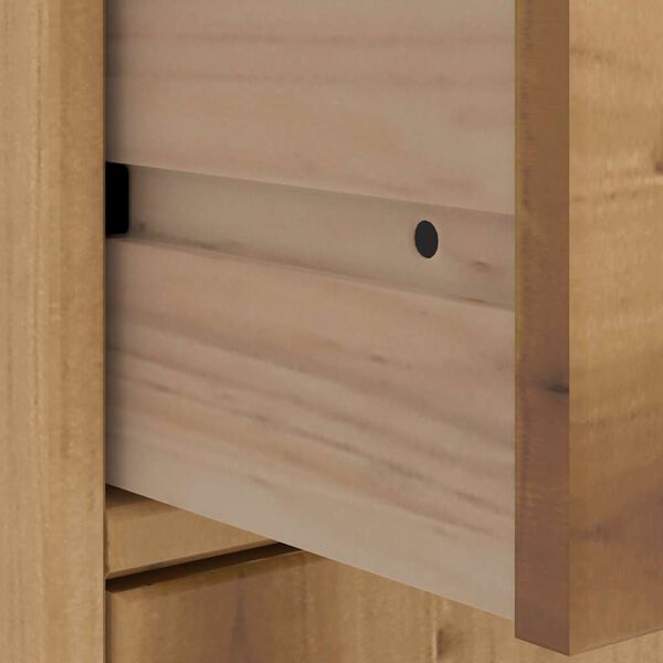vidaXL Πλαϊνά ντουλάπια 5 τεμ. ODDA 40x24x79 εκ. από Μασίφ Ξύλο Πεύκου