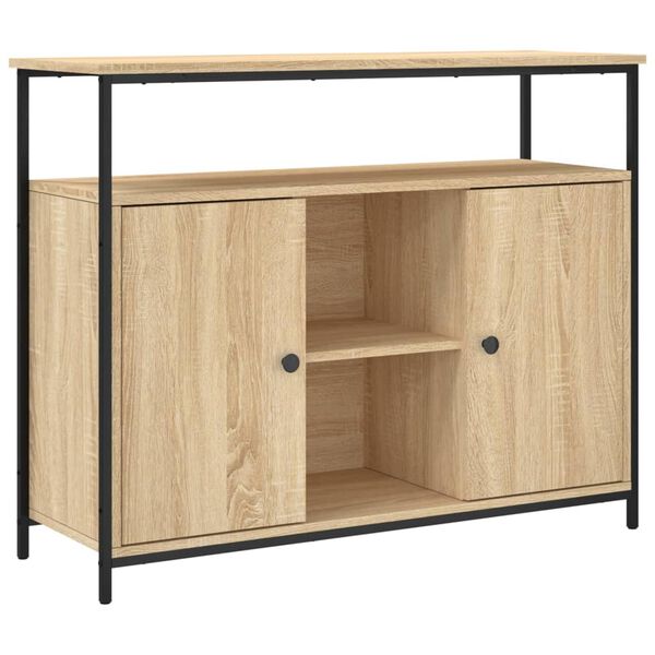 vidaXL Ντουλάπι Sonoma δρυς 100x35x80 εκ. Επεξεργασμένο Ξύλο